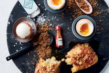 1 Almond-french-toast-with-boiled-eggs-and-biltong-powder
